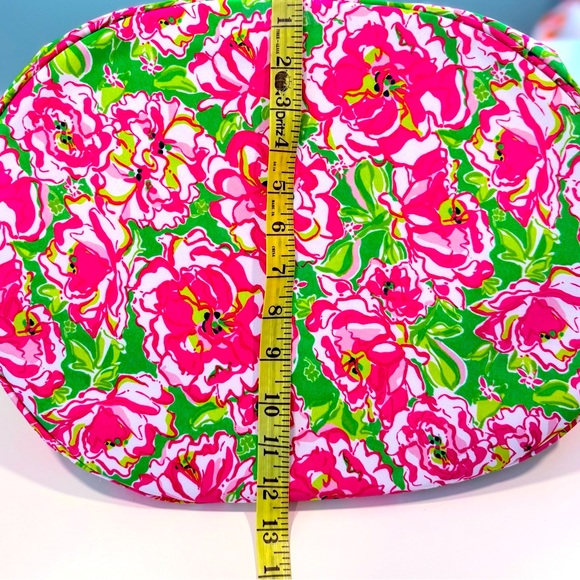 Lilly Pulitzer NWOT LuckyCharms 🌺 🐝 Pink & Green Cooler Bag Beverage Holder 🩷 💚 - Picture 8 of 10